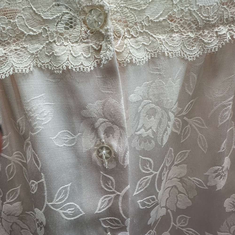 Dior Pink Floral Lace Chemise - Picture 8 of 11